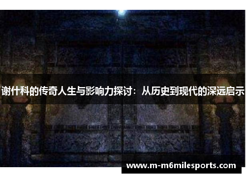 谢什科的传奇人生与影响力探讨：从历史到现代的深远启示